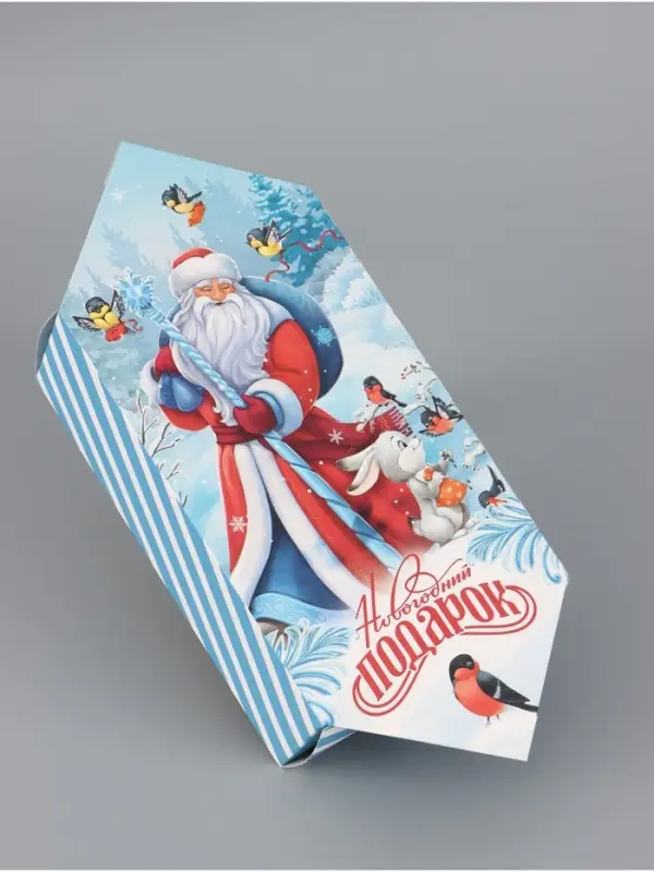 Коробка - конфета подарочная &laquo;Дедушка Мороз&raquo;, 14&times;22&times;8 см, самосборная
