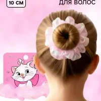 Резинка для волос &laquo;Перламутр&raquo; розовая, Коты аристократы