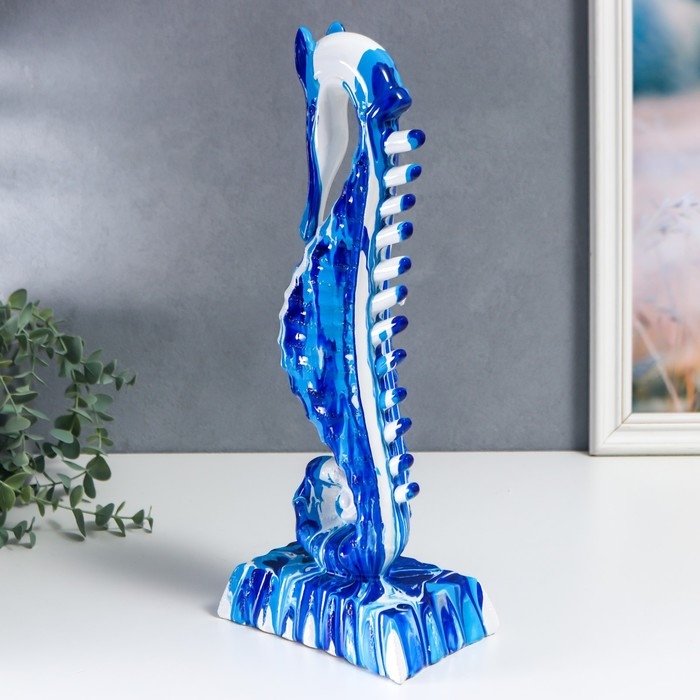 Сувенир полистоун Сувенир полистоун "Морской конёк" подтёки краски 37,2х10х15,5 см