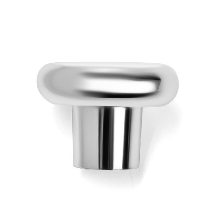 Ручка кнопка ТУНДРА РК101, цвет хром с белой вставкой, 8 шт TMP Ручка кнопка ТУНДРА РК101, цвет хром с белой вставкой, 8 шт TMP