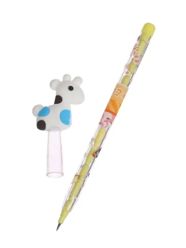 Карандаш-прикол секционный &laquo;Жираф&raquo;, НВ, белая фигурка