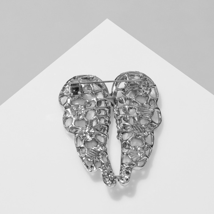 Брошь «Дыхание весны», цветная в серебре Брошь «Дыхание весны», цветная в серебре