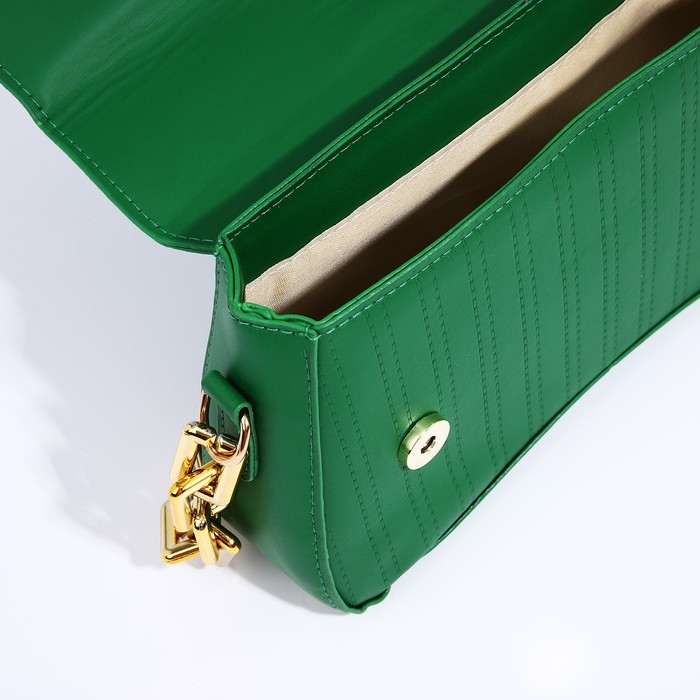 Сумка-мессенджер на магните, цвет зелёный Сумка-мессенджер на магните, цвет зелёный