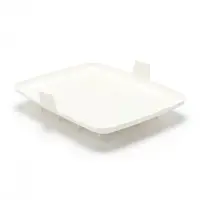 Лоток для кошек, 50.5&times;39&times;23 см, с сеткой и совком, пластик, розовый