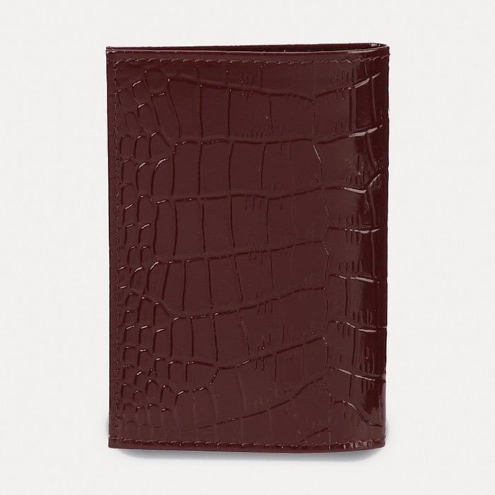 Обложка для пенсионного удостоверения, цвет бордовый Обложка для пенсионного удостоверения, цвет бордовый