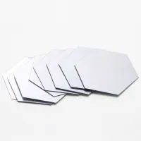 Зеркало настенное &laquo;Соты&raquo;, на клеевой основе, акриловое, 12 шт., 9&times;10 см