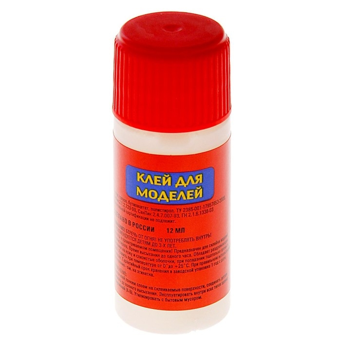 Клей для сборных моделей, 12 мл Клей для сборных моделей, 12 мл