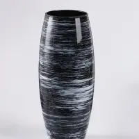 Ваза «Прованс», h=26 см, стекло, чёрная