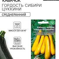Семена Кабачок &laquo;Гордость Сибири&raquo; цукини, 10 шт.