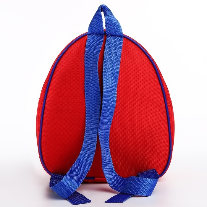 Рюкзак детский для мальчика «Крутая машина», 23х20,5 см см, отдел на молнии, цвет красный