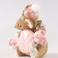 Фигурка новогодняя &laquo;Спящая мышка&raquo;, 7 см, полистоун