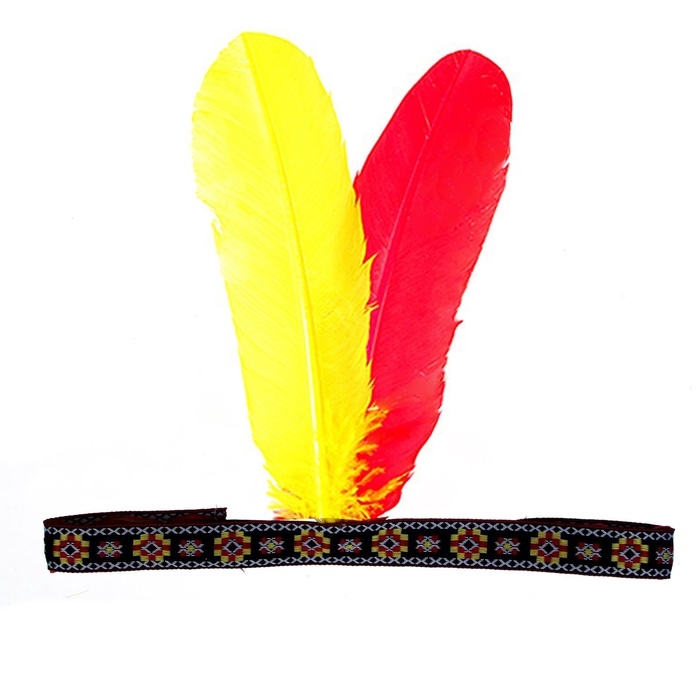 Карнавальная повязка «Индеец», цвета МИКС Карнавальная повязка «Индеец», цвета МИКС