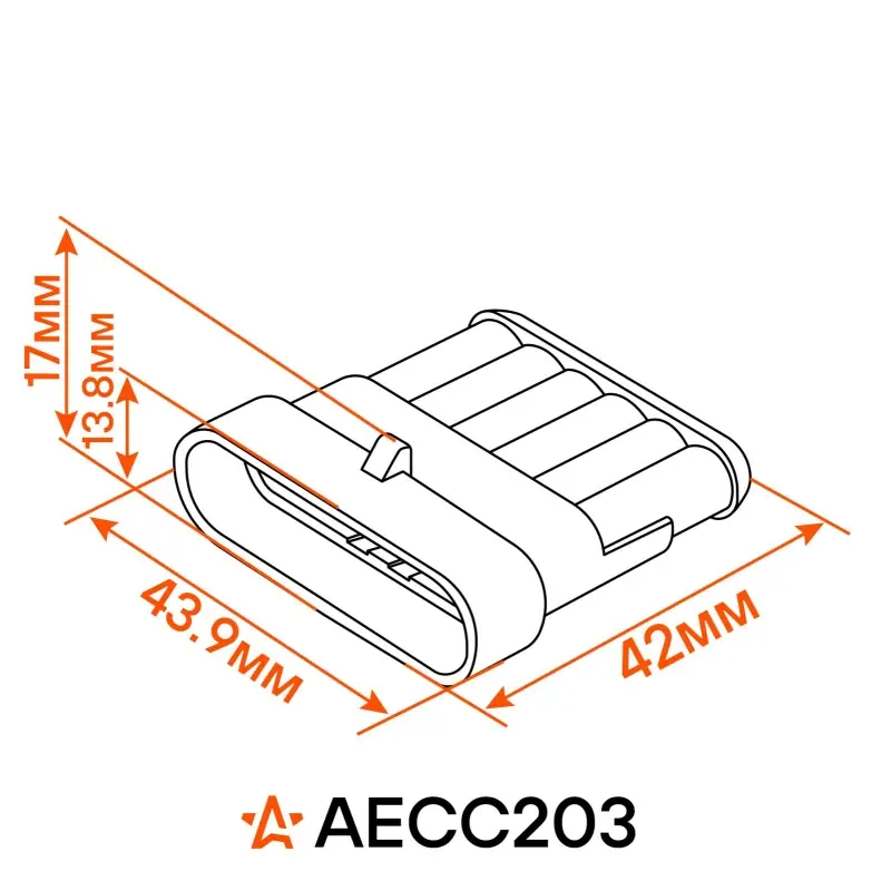 Разъем 6 pin (папа) с проводами для жгута форсунок ГАЗ Газель , УАЗ 452