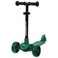 Самокат детский GRAFFITI Baby 24, колёса PU 120/100 мм, зелёный