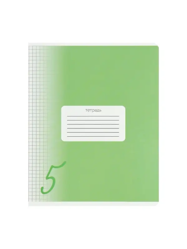 Комплект тетрадей из 10 штук, 18 листов в клетку Calligrata "Пятёрка", обложка мелованный картон, ВД-лак, блок офсет, 5 видов по 2 штуки