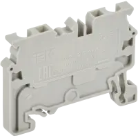 ARMAFIX Клемма пружинная CX2.5 2,5мм2 проходная серая IEK