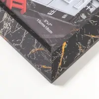 Фоторамка пластик 13х18 см "Гедеон" чёрный с золотом 24х19х2 см