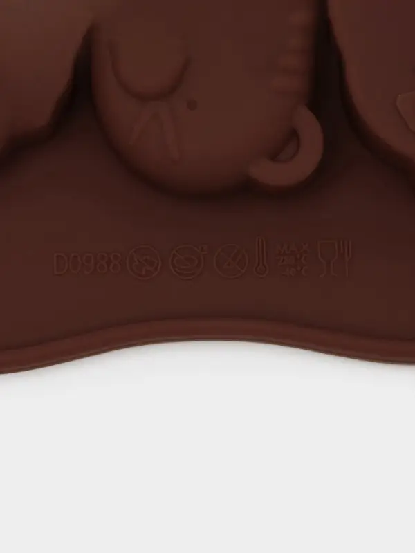 Форма для конфет и шоколада Доляна &laquo;Животные. Любовь&raquo;, силикон, 20.6&times;10.5&times;1.4 см, 15 ячеек, коричневая