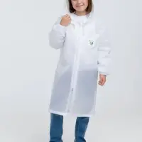 Дождевик детский Rainman Kids белый, 10-12 лет