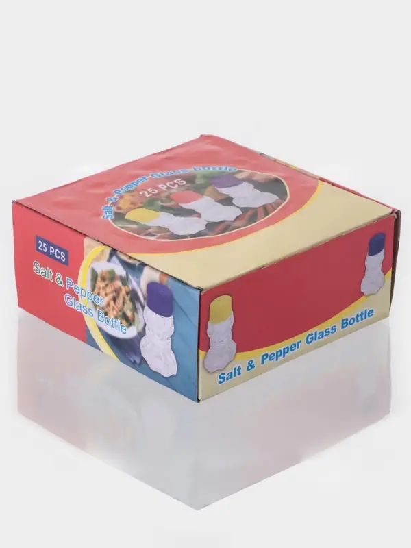 Набор для специй &laquo;Излом&raquo;, 50 мл, 5&times;9.5 см, 25 шт., стекло