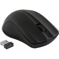 Мышь компьютерная Oklick 485MW черный оптич WLS USB/1600dpi/3but