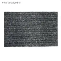 Коврик влаговпитывающий ребристый &laquo;Стандарт&raquo;, 90&times;120 см, цвет серый