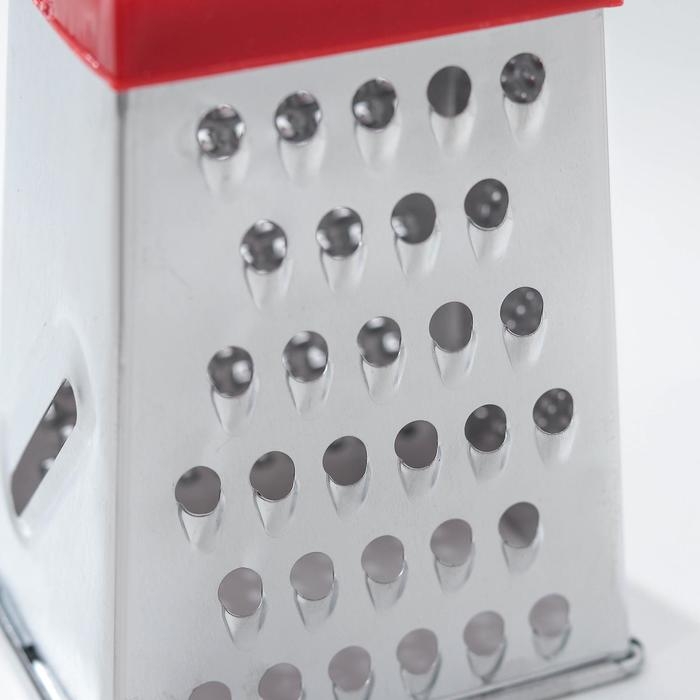 Тёрка четырёхгранная Доляна «Классика», 15 см, цвет МИКС Тёрка четырёхгранная Доляна «Классика», 15 см, цвет МИКС