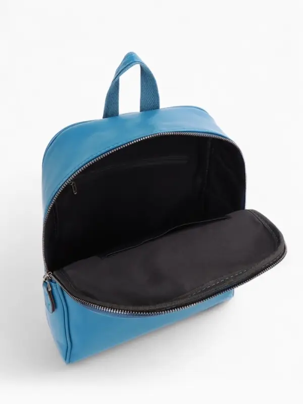 Рюкзак-сумка женский на молнии, с карманами, размер 27&times;9.5&times;32 см, синий