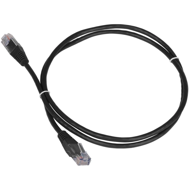 Патч-корд TWT TWT-45-45-5.0-BK UTP кат.5e, 5.0 м, черный