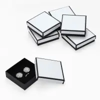 Набор коробочек подарочных 6 шт. под набор &laquo;Стиль&raquo;, 9&times;9 см, цвет чёрно-белый (10901369)