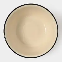 Миска эмалированная, 2 л, слоновая, кости