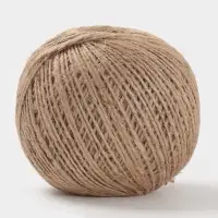 Шпагат джутовый Доляна, двухниточный, 1.12 ктекс, 312 м