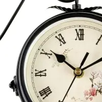 Часы настенные интерьерные &laquo;Весенние&raquo;, двусторонние, на подвесе, плавный ход, 30&times;48 см, циферблат d=17 см, от батареек 2&times;АА