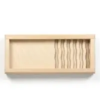 Вентиляционная решетка "Пламя" с задвижкой, 28х12 см