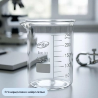 Лабораторный стакан Н-1-250 ТС, с дел., ГОСТ23932-90 Apexlab