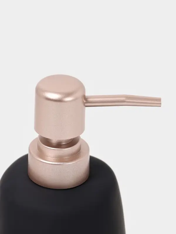 Набор для ванной SAVANNA Soft, 2 предмета, мыльница, стакан, чёрный