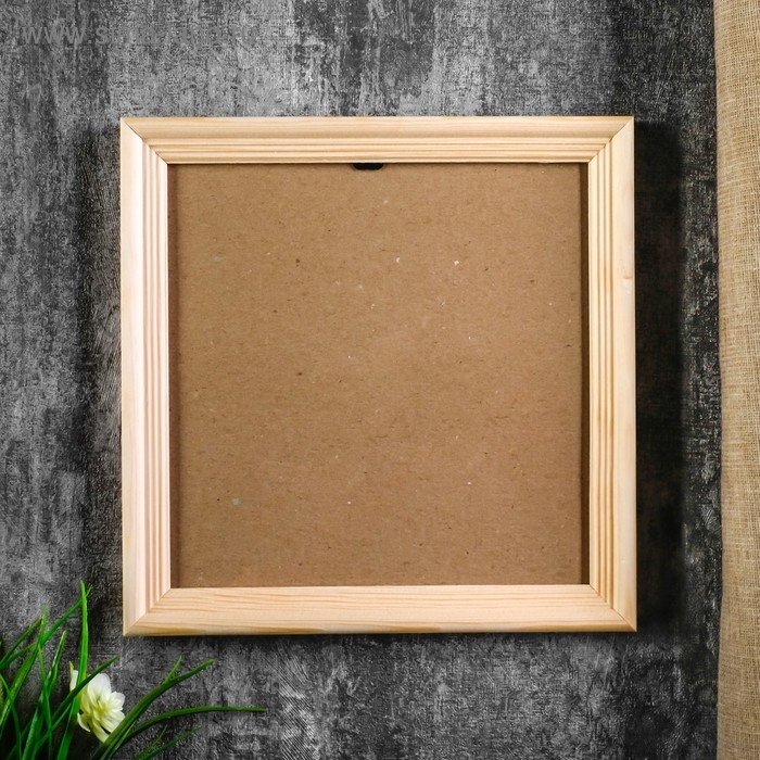 Фоторамка с 20 20х20 см, белое дерево Фоторамка с 20 20х20 см, белое дерево