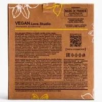 Набор женский VEGAN.Love.Studio "Vanilla, Amber, Musk": гель для душа 300 мл + мыло для рук 300 мл 1