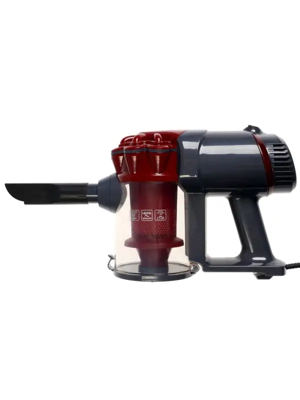 Пылесос Sakura SA-8322R, вертикальный, 800 Вт, 1 л, 79 дБ, шнур 4 м, 4 насадки, красный, серый