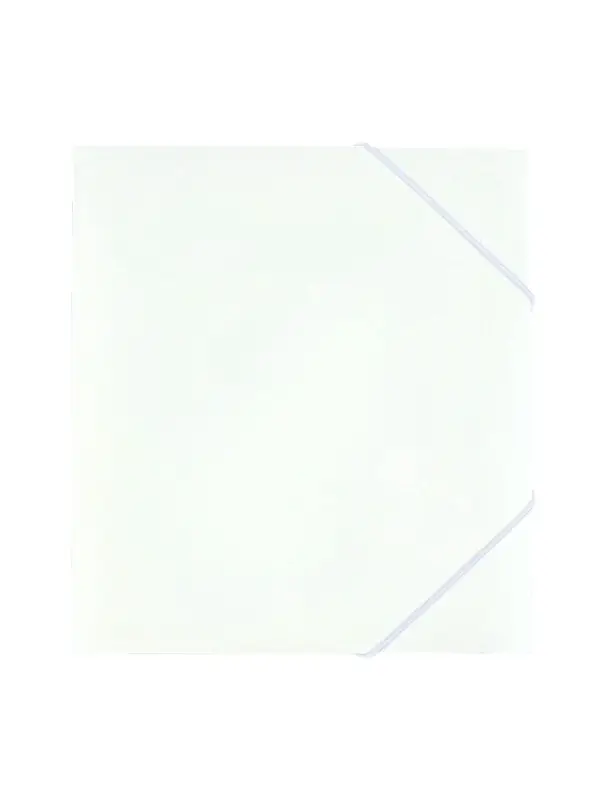 Папка на резинке А5, 500 мкм, Calligrata, корешок 15 мм, до 100 листов, белая