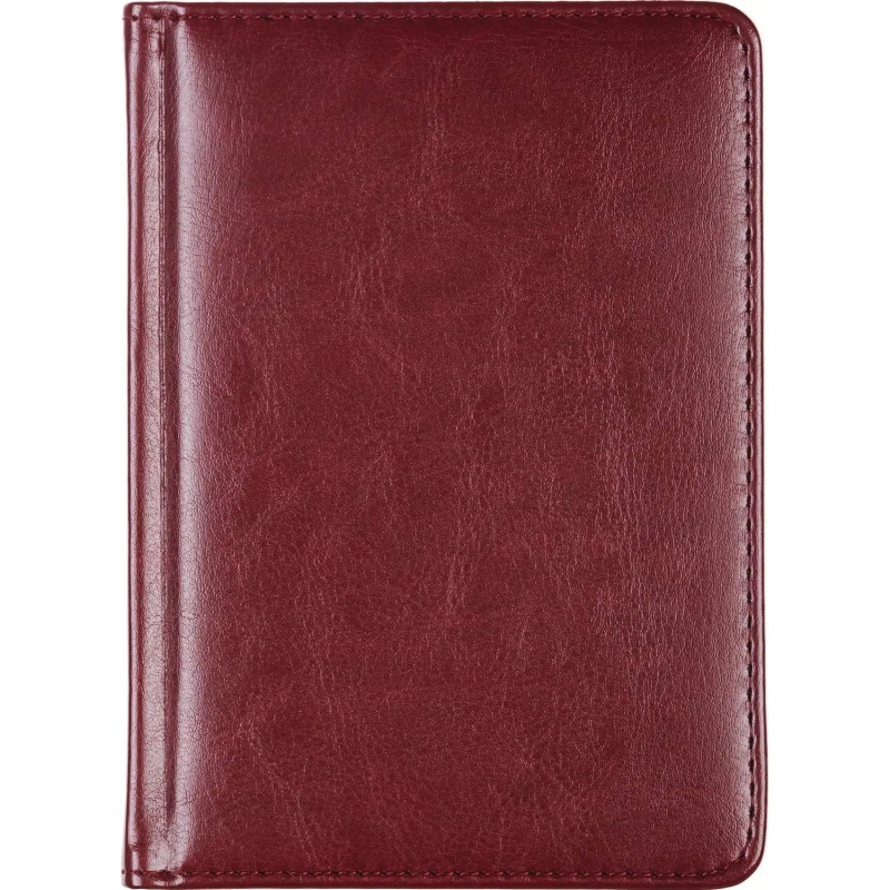 Ежедневник недатированный A6+, 136л, SIDNEY NEBRASKA бордовый 3-496/01