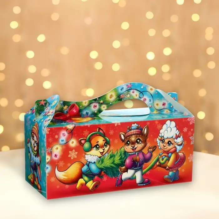 Подарочная новогодняя коробка «Снегурочка»23×10×10 см Подарочная новогодняя коробка «Снегурочка»23×10×10 см