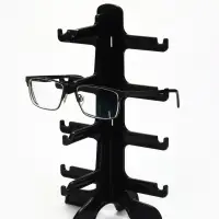 Подставка под очки, 4 места, 16&times;14.5&times;25.5 см, чёрная