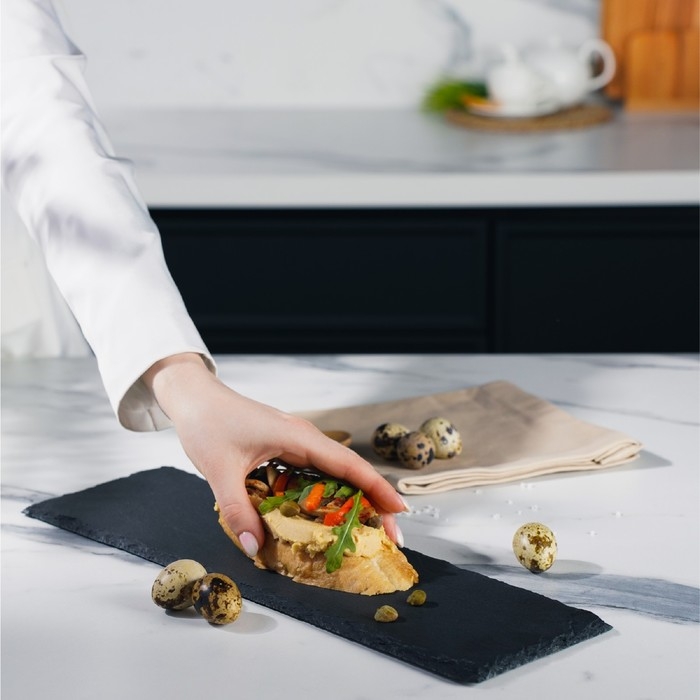 Доска для подачи из сланца Magistro Valley, 40×12 см Доска для подачи из сланца Magistro Valley, 40×12 см