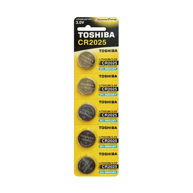 Батарейка Toshiba CR2025 BL5 Lithium 3V (5/100/12000) Батарейка Toshiba CR2025 BL5 Lithium 3V (5/100/12000)