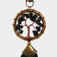 Брелок ловец снов "Великое древо" 19 см, цв. чёрный Брелок ловец снов "Великое древо" 19 см, цв. чёрный