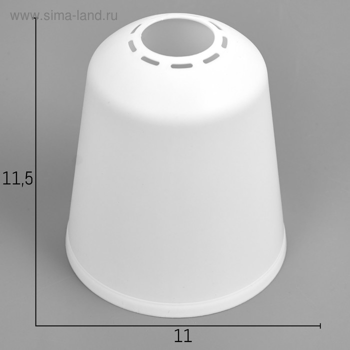 Плафон универсальный Плафон универсальный "Цилиндр" Е14/Е27 снежно-белый 11х11х12см
