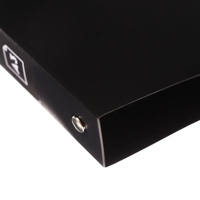 Папка на 4 кольцах А3, Calligrata TOP, 27 мм, 800 мкм, горизонтальная, чёрная