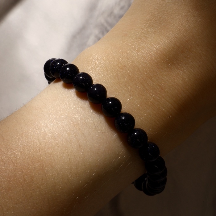 Браслет унисекс «Авантюрин синий», камень, шар №8, d=5,5 см Браслет унисекс «Авантюрин синий», камень, шар №8, d=5,5 см