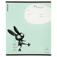 Тетрадь 24 листа в линейку ErichKrause Funny Bunny, МИКС